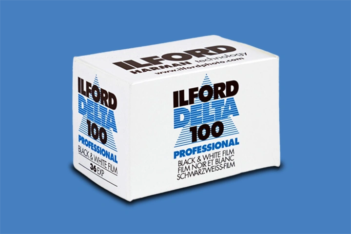 packaging Ilford Delta 100